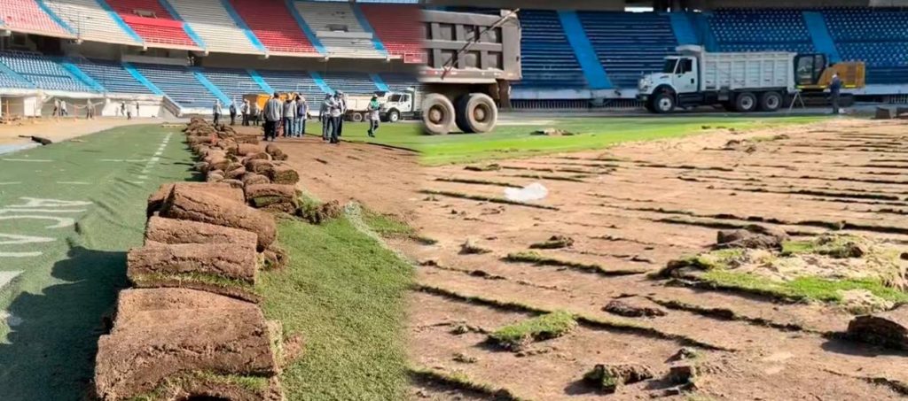 Grama del Metropolitano será reutilizada en parques y colegios de Barranquilla