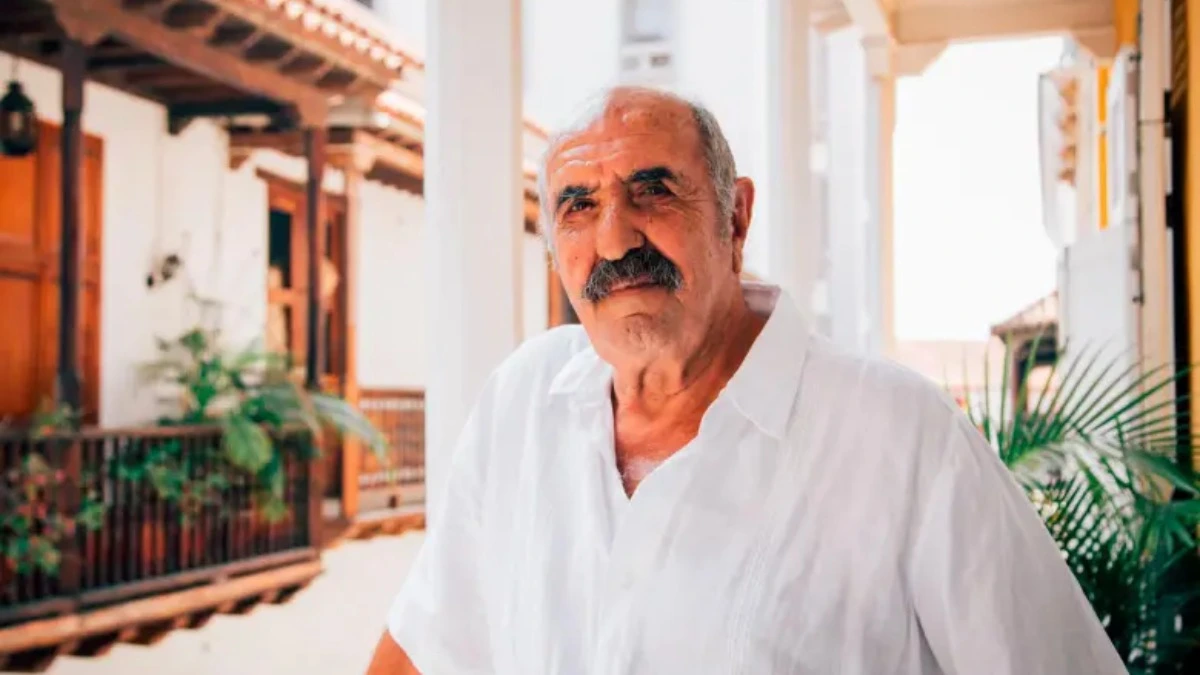 Foto de Salvo Basile. Actor italiano que murió en Cartagena Colombia.