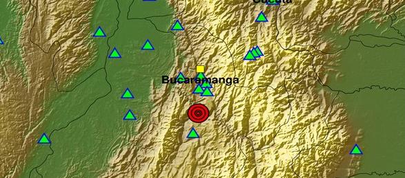 Sismo de magnitud 5.0 sacudió a Colombia en la madrugada de este viernes