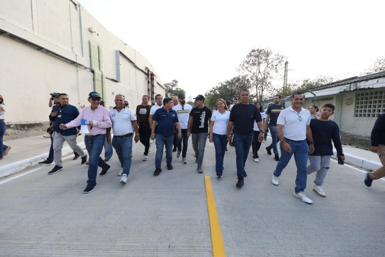 La Concepción queda 100 % pavimentado tras entrega de nuevas vías