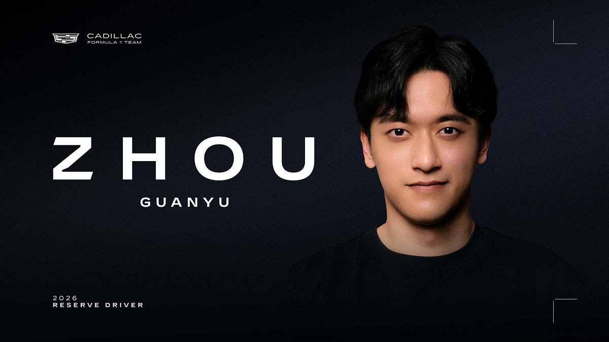 Fórmula Uno: Zhou Guanyu como piloto de reserva de Cadillac para la temporada 2026
