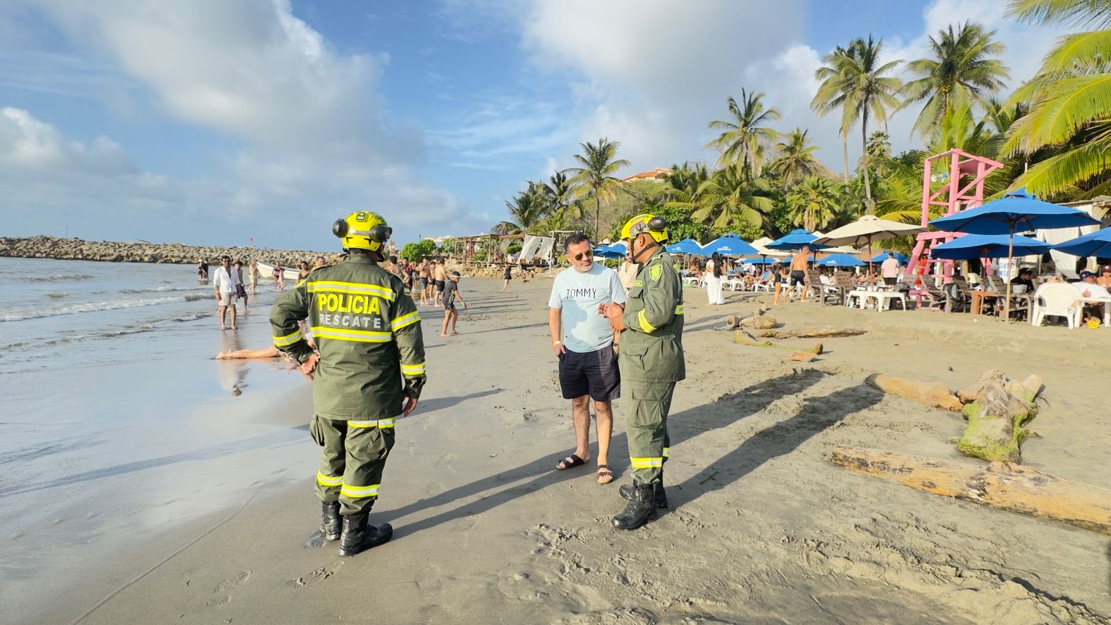 Policía refuerza jornadas de prevención y autoprotección en playas de Puerto Colombia y Salgar