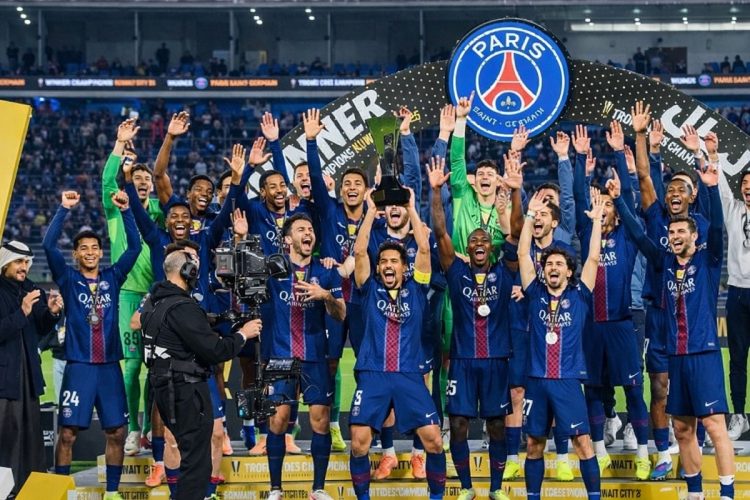 El París Saint-Germain se quedó con la Supercopa de Francia