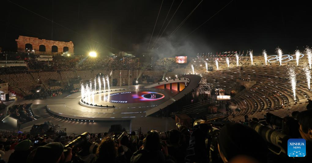 Juegos Olímpicos de Invierno concluyen con una celebración en la antigua Arena de Verona