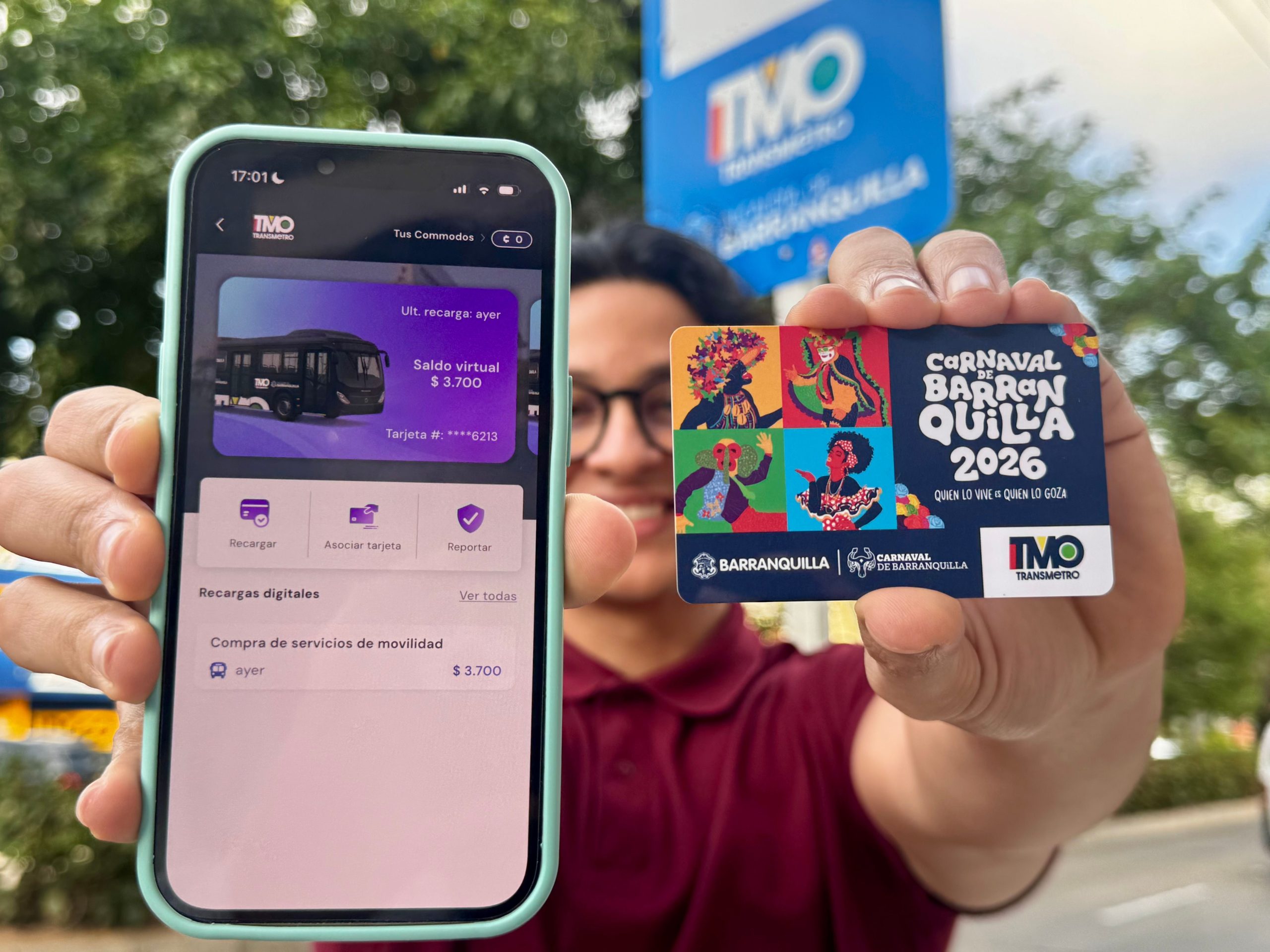Transmetro habilita recarga virtual de la tarjeta desde el celular