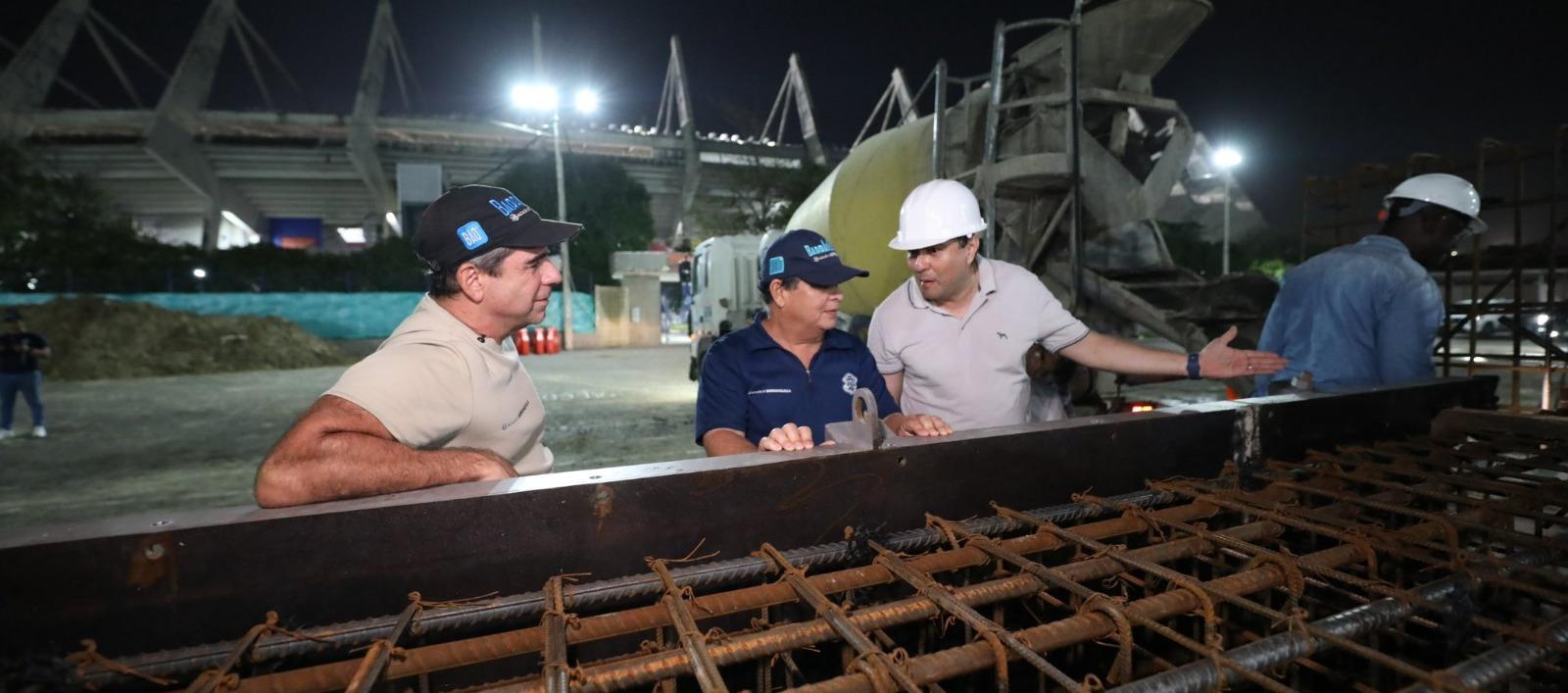 Avanzan sin pausa las obras de ampliación del estadio Metropolitano pese a las lluvias