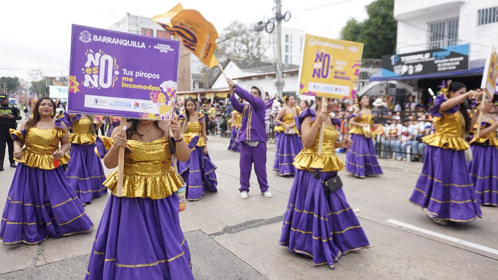 Barranquilla activa la campaña ‘No es No’ para prevenir violencias contra mujeres durante el Carnaval