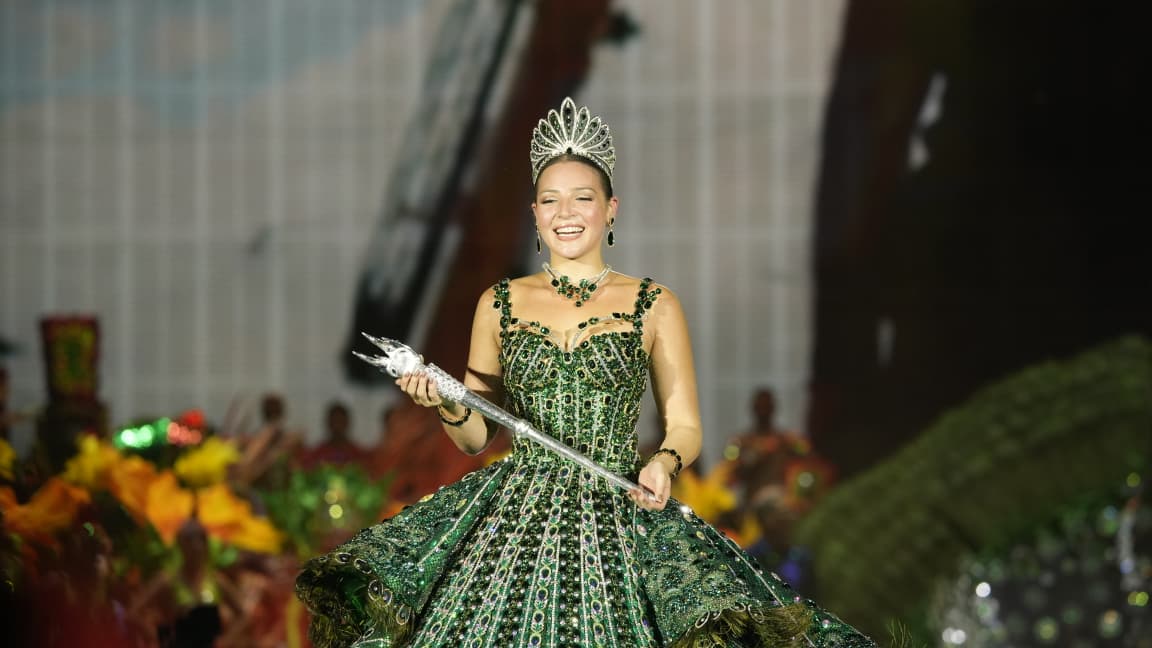 Michelle Char y Adolfo Maury fueron coronados Reyes del Carnaval de Barranquilla 2026 ante 18.000 asistentes