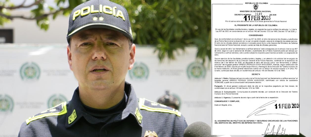 Presidente Petro llama a calificar servicios al general Edwin Urrego por supuesto complot en su contra