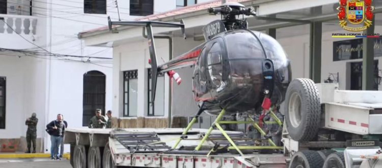 Ejército incauta helicóptero vinculado al narcotráfico que ya había sido decomisado en 1992