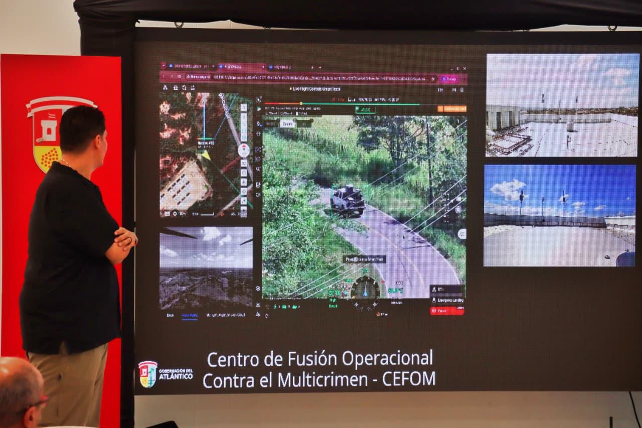 Atlántico estrena sistema de videovigilancia con inteligencia artificial en la Batalla de Flores de Santo Tomás