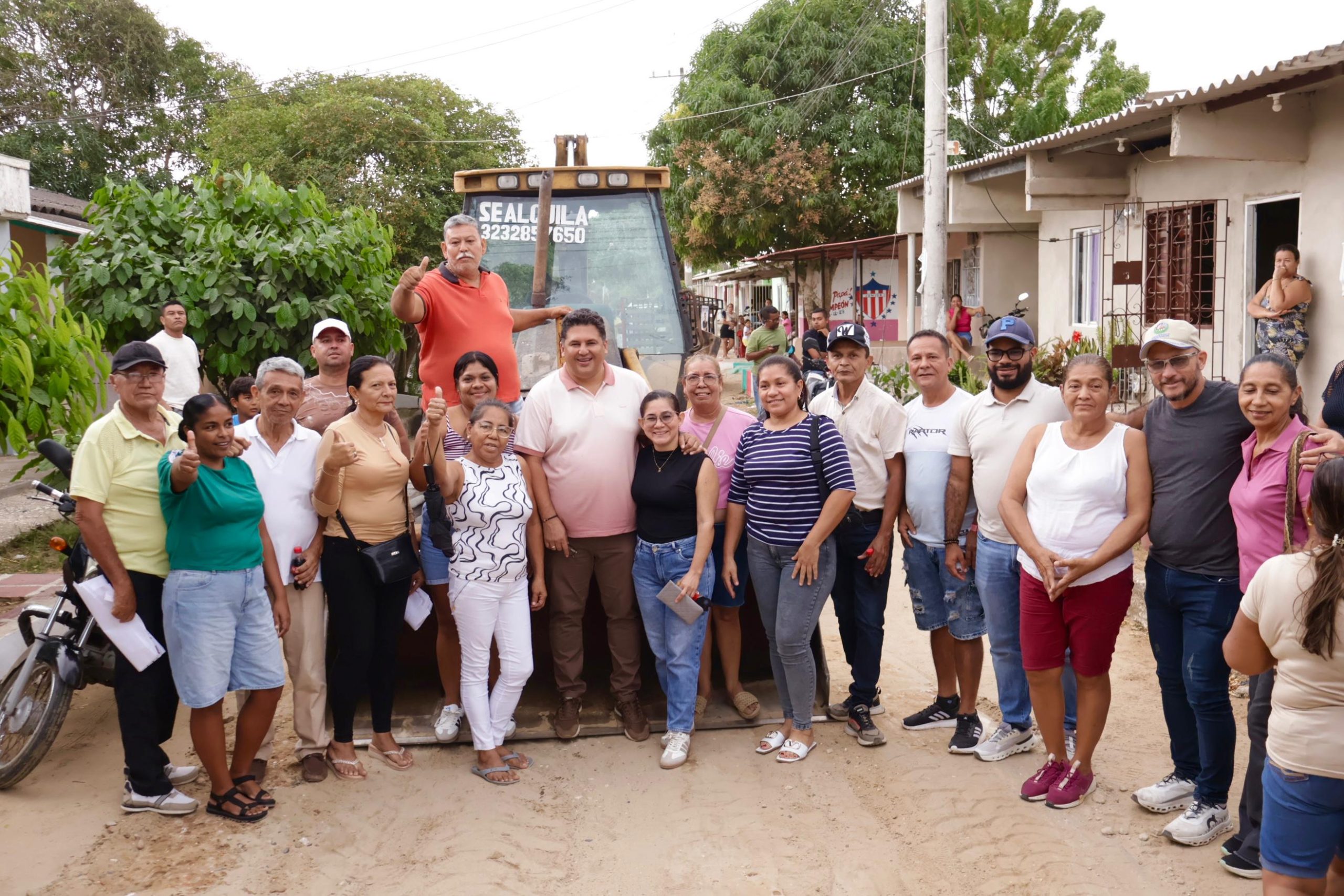 Alcaldía de Baranoa inicia construcción de 709 metros de vías con recursos propios