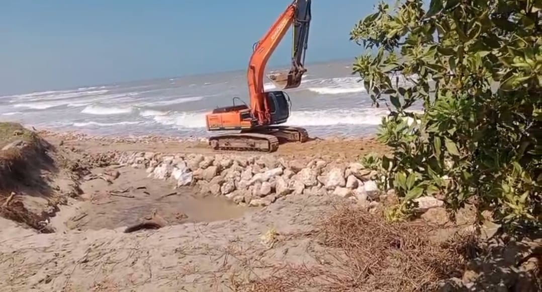 Comunidad de Villa Santa Verónica agradece reinicio de obras de protección costera