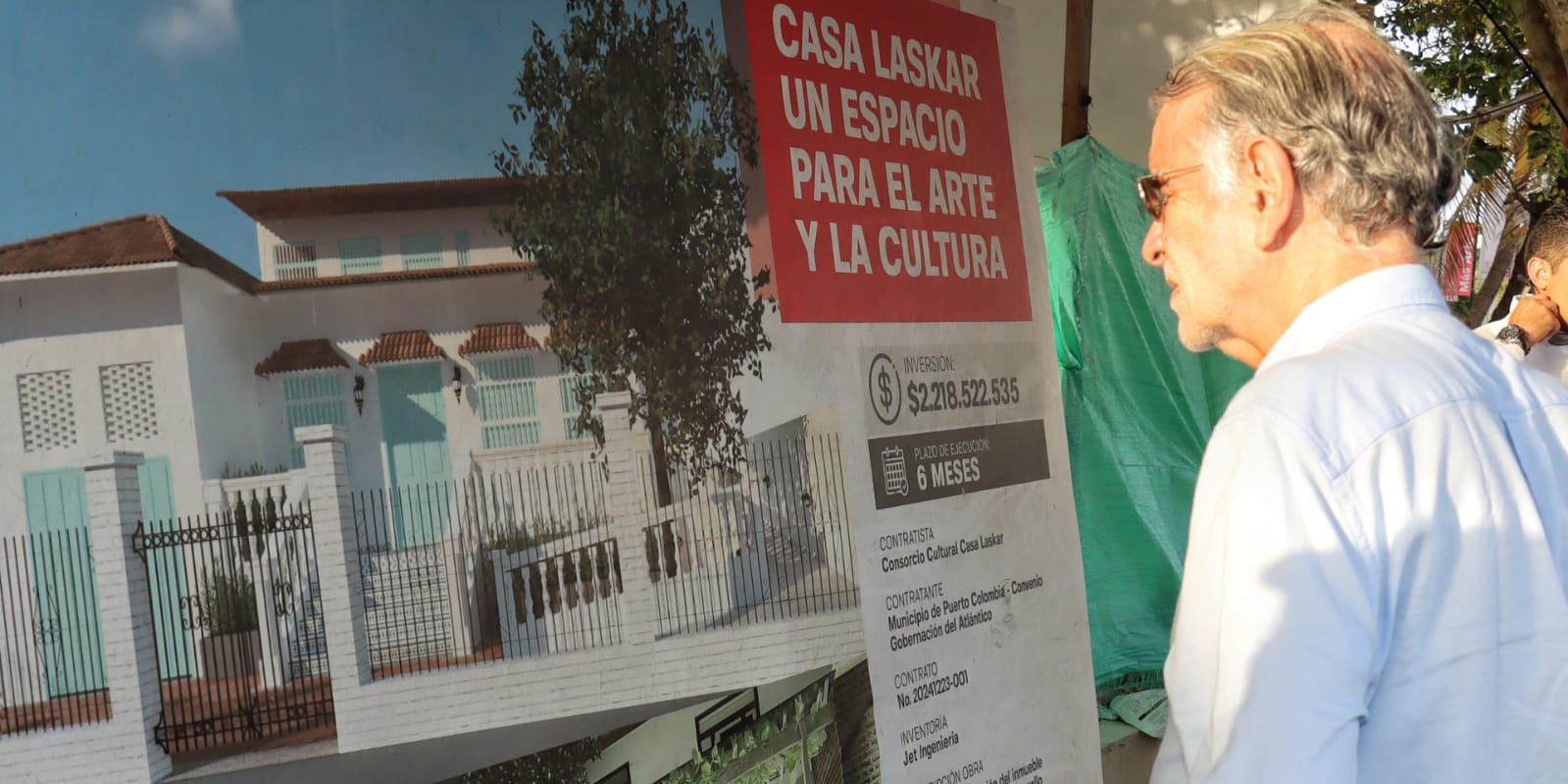 Avanza en 85 % la recuperación de la Casa Laskar, nuevo centro cultural de Puerto Colombia