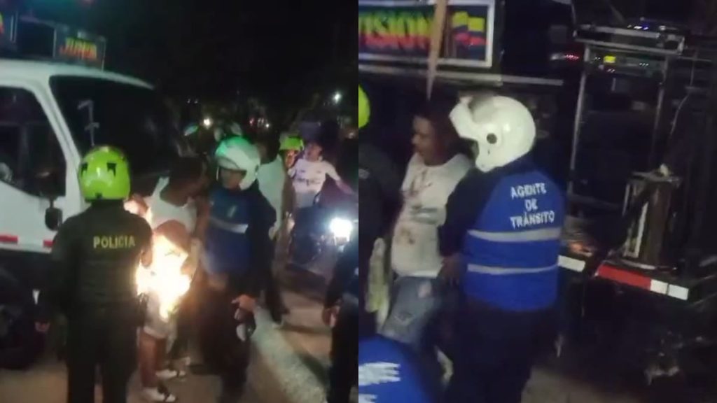 Accidente camión con picó