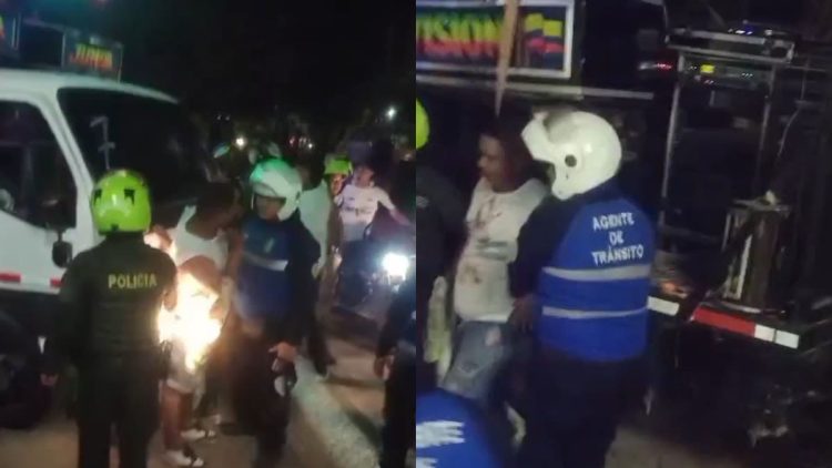 Accidente camión con picó