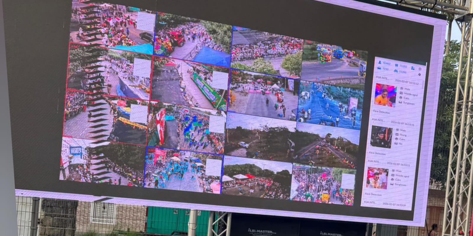 Cámaras inteligentes y drones autónomos superan con éxito prueba piloto durante Carnavales del Atlántico en Santo Tomás