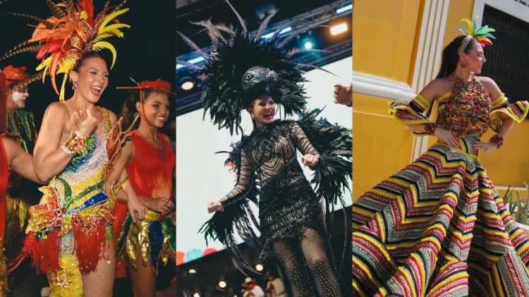 Alcaldía de Barranquilla exhibe seis vestidos de fantasía de la reina del Carnaval 2026 en el Gran Malecón