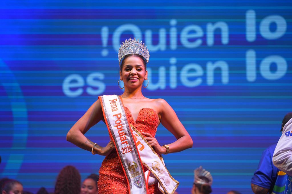 Gicel Vega Castro, del barrio Galán, es la Reina Popular del Carnaval de Barranquilla 2026