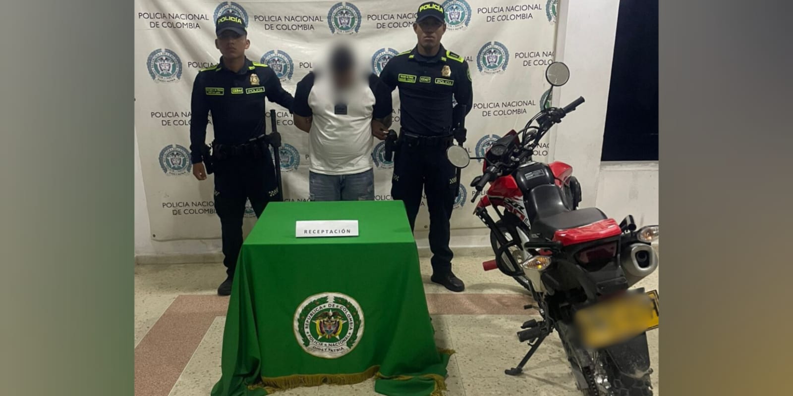 Policía de Malambo captura a hombre por receptación y recupera motocicleta hurtada