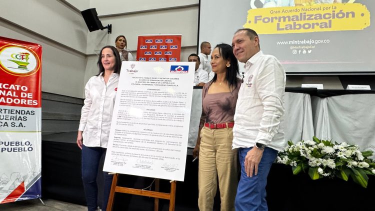 Supertiendas Olímpica formalizará a 1.000 trabajadores tras acuerdo con MinTrabajo en Barranquilla
