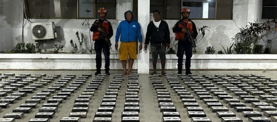 Incautan cocaina frente a La Guajira