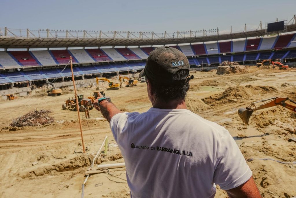 Obras del estadio Metropolitano avanzan con remoción de 120.000 m³ en primer mes de trabajos