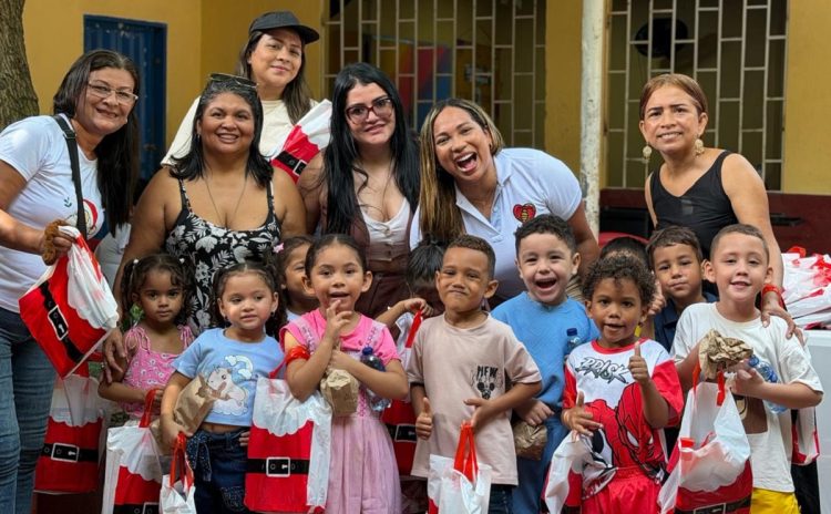 Fundación Granito de Amor y Miel en articulación con la institución Educativa Concord en Malambo, lograron hacer felices a 120 niños