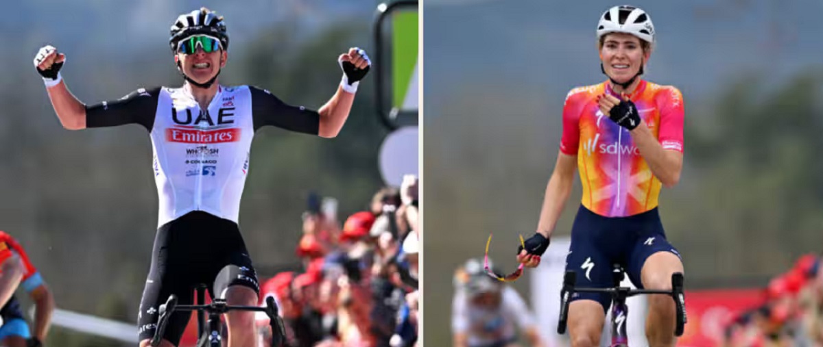 Pogacar y Vollering lideran ranking de la Unión Ciclista Internacional
