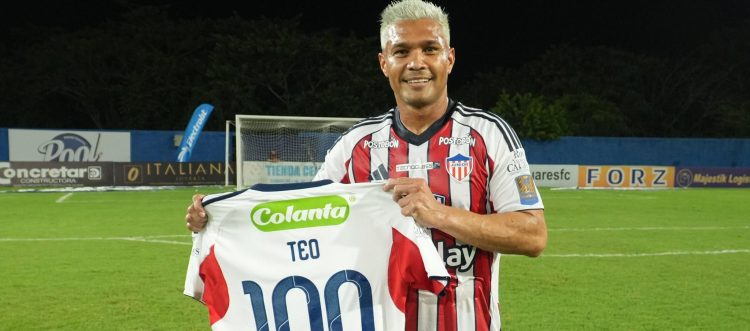 Junior venció 2-0 a Jaguares en Montería con gol 100 de Teo Gutiérrez y penalti atajado por Silveira