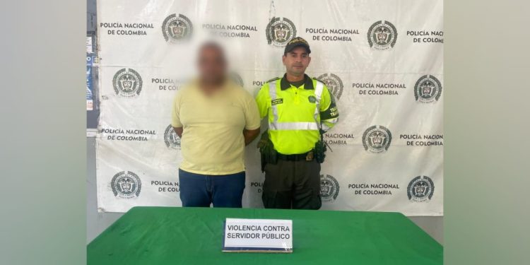 Capturan a hombre por agredir a un policía en el suroriente de Barranquilla