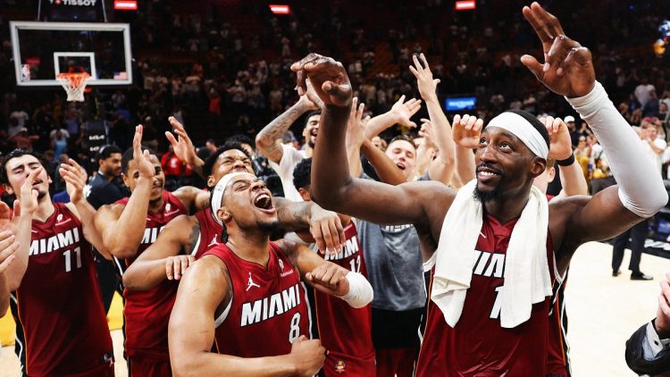 Bam Adebayo firma una noche histórica con 83 puntos y guía al Miami Heat a una contundente victoria