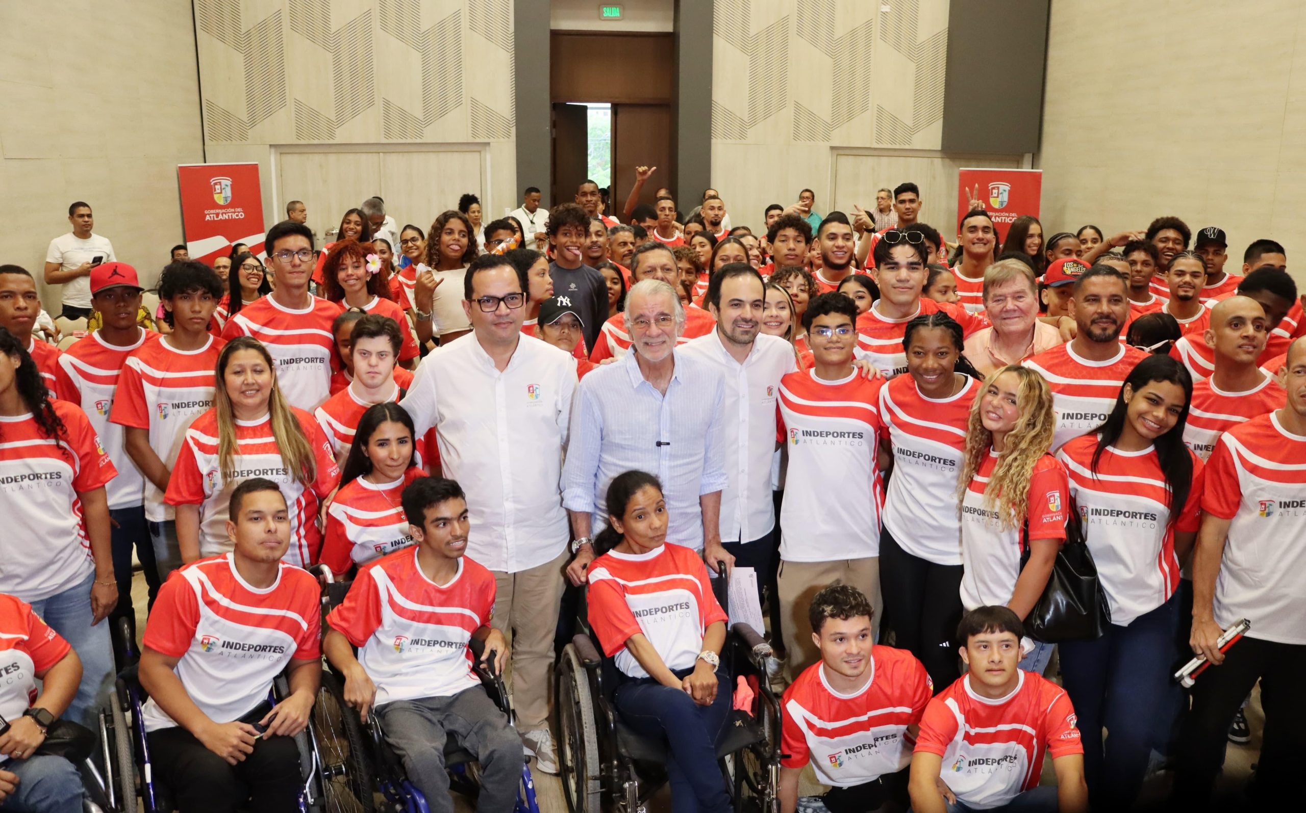 Atleta apoyado Atlántico