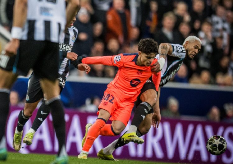Empate del Barcelona al Newcastle en el último instante del partido