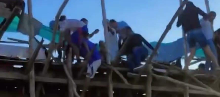 Colapso de palco en corraleja de Campo de la Cruz deja varios heridos