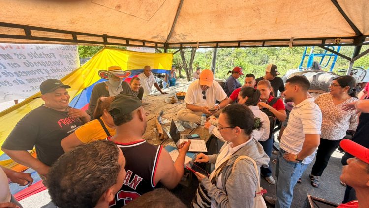 Habitantes de Caracolí, La Aguada y Cascarón protestaron por retrasos en proyecto de acueducto en Malambo