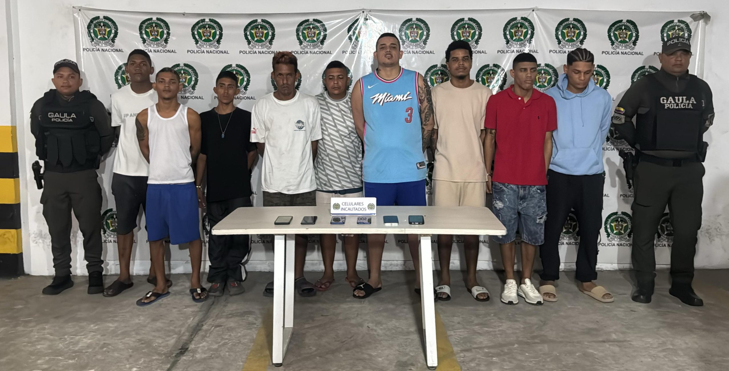 Capturan a 18 presuntos integrantes de ‘Los Costeños’ por extorsión en Barranquilla y el área metropolitana