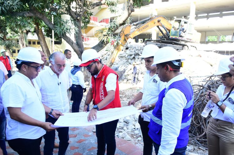 Avanza transformación de la sede centro de la Universidad del Atlántico con nuevo edificio de siete pisos