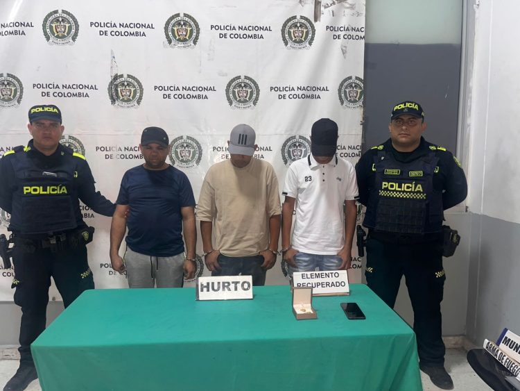 Capturan a tres presuntos ladrones tras hurto en el sector de Villa Campestre, en