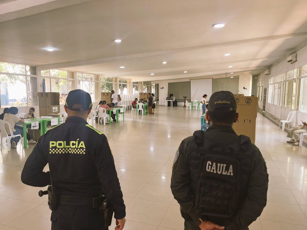 Más de 950 policías custodiarán elecciones del 8 de marzo en municipios del Atlántico