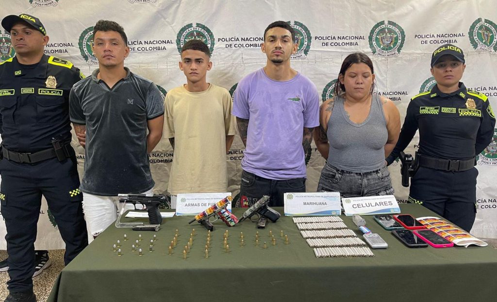 Capturan a siete presuntos sicarios y aprehenden a un menor señalados de dinamizar homicidios en Barranquilla
