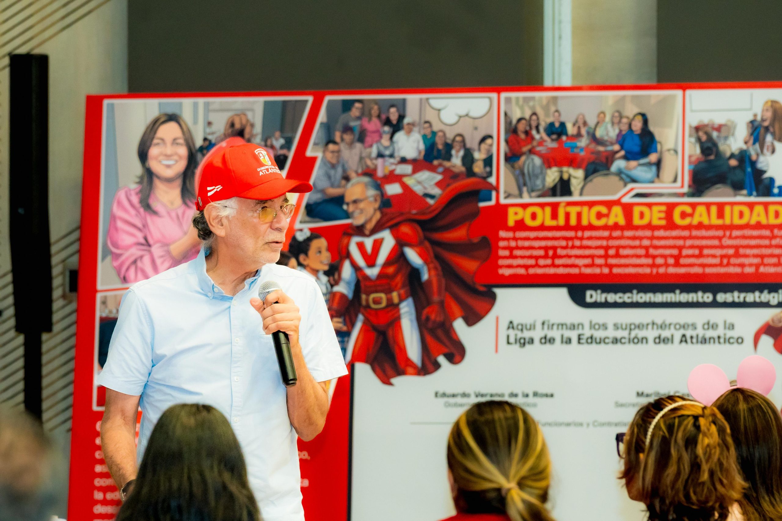 Con capa de superhéroes, la Secretaría de Educación del Atlántico redefine su hoja de ruta institucional