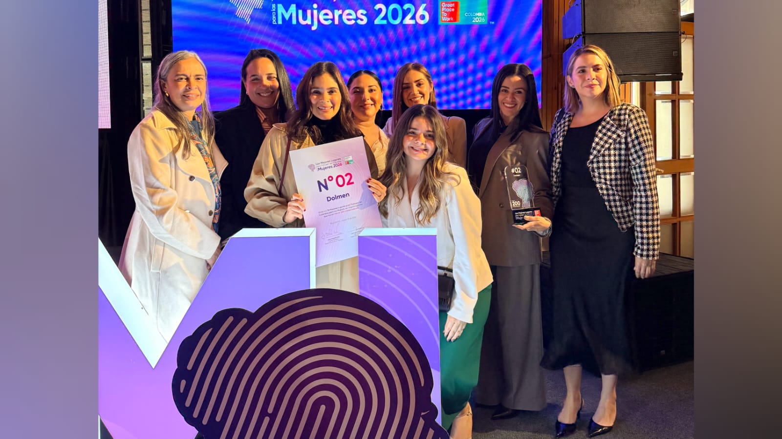Dolmen, segundo mejor lugar para trabajar para mujeres en Colombia en 2026