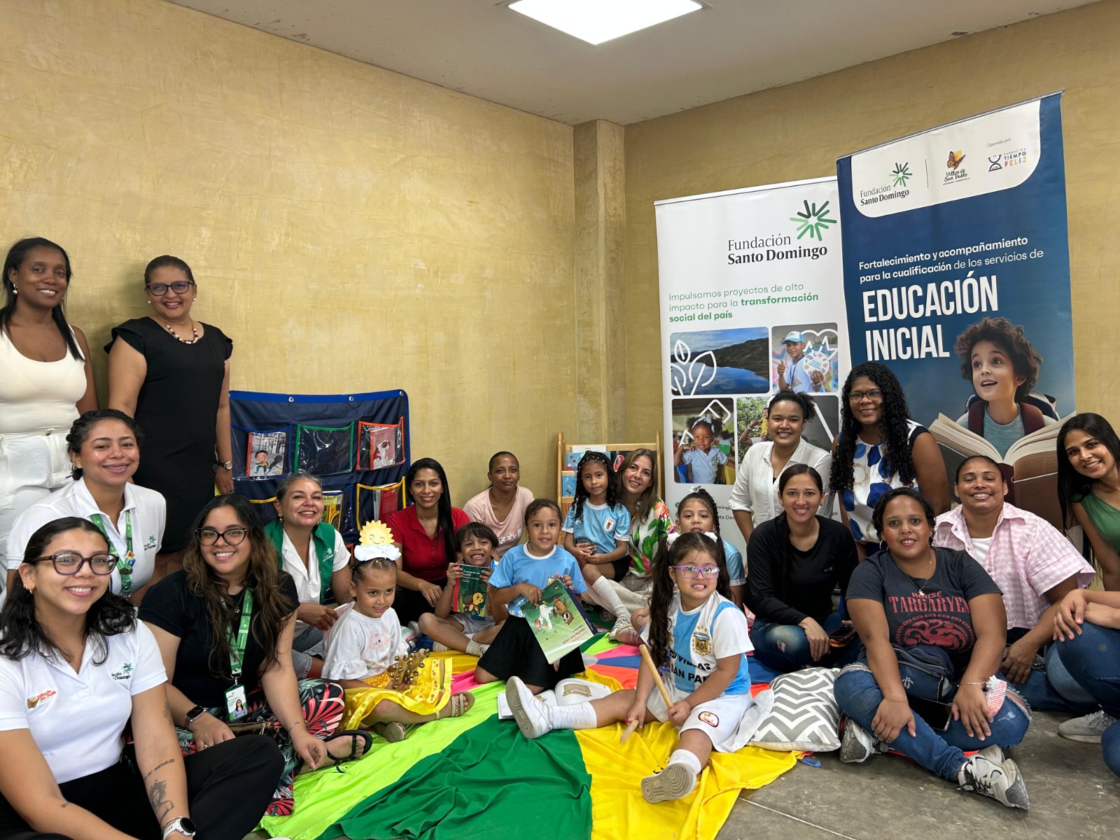 Transforman ambientes educativos en Villas de San Pablo para fortalecer la atención a la primera infancia