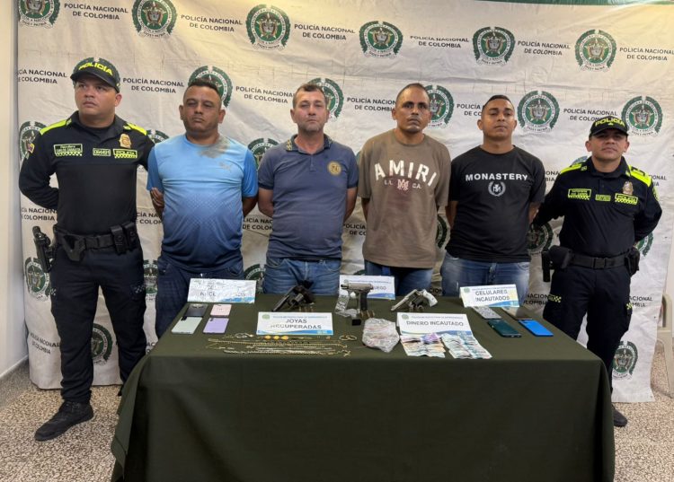 Capturan a cuatro presuntos integrantes de banda dedicada al hurto de ...