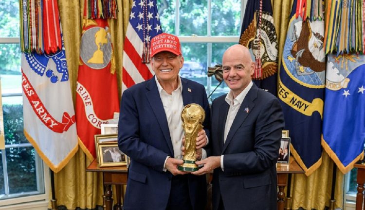 Infantino dice que Trump da la bienvenida a la participación de Irán en el Mundial de Fútbol