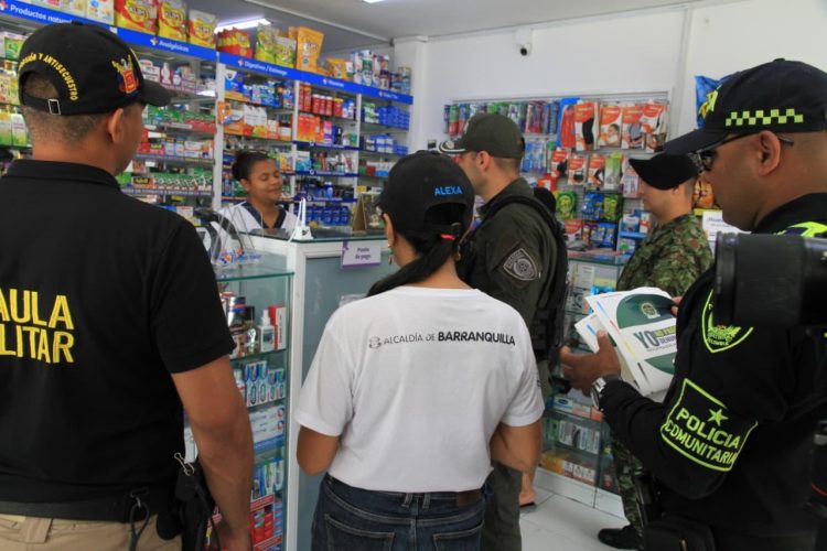 Gaula intensifica campañas contra la extorsión en barrios de Barranquilla