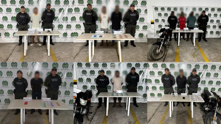 Capturan a ocho presuntos integrantes de ‘Los Pepes’ por extorsión en Barranquilla