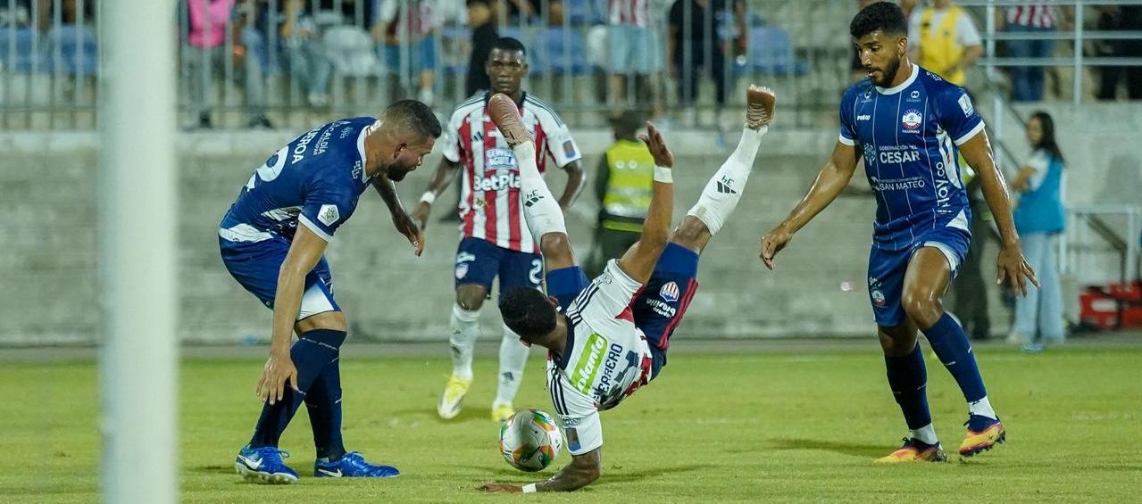 Junior empata con el colero Alianza Valledupar y deja escapar puntos en el Romelio Martínez