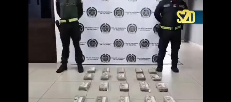 Incautan 62 kilos de cocaína ocultos en contenedores en el puerto de Barranquilla